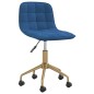 vidaXL Sillas de comedor giratorias 2 uds terciopelo azul vidaXL Sillas de comedor giratorias 2 uds terciopelo azul