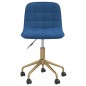 vidaXL Sillas de comedor giratorias 2 uds terciopelo azul vidaXL Sillas de comedor giratorias 2 uds terciopelo azul