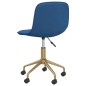 vidaXL Sillas de comedor giratorias 2 uds terciopelo azul vidaXL Sillas de comedor giratorias 2 uds terciopelo azul