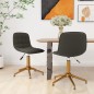 vidaXL Sillas de comedor giratorias 2 unidades terciopelo gris oscuro vidaXL Sillas de comedor giratorias 2 unidades terciopelo gris oscuro