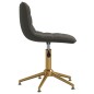 vidaXL Sillas de comedor giratorias 2 unidades terciopelo gris oscuro vidaXL Sillas de comedor giratorias 2 unidades terciopelo gris oscuro