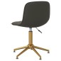 vidaXL Sillas de comedor giratorias 2 unidades terciopelo gris oscuro vidaXL Sillas de comedor giratorias 2 unidades terciopelo gris oscuro
