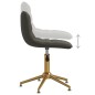 vidaXL Sillas de comedor giratorias 2 unidades terciopelo gris oscuro vidaXL Sillas de comedor giratorias 2 unidades terciopelo gris oscuro