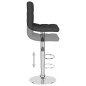 vidaXL Taburetes de cocina 2 unidades tela negro vidaXL Taburetes de cocina 2 unidades tela negro