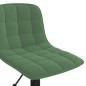 vidaXL Sillas de comedor giratorias 2 unidades terciopelo verde oscuro vidaXL Sillas de comedor giratorias 2 unidades terciopelo verde oscuro