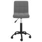 vidaXL Sillas de comedor giratorias 2 unidades terciopelo gris oscuro