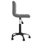 vidaXL Sillas de comedor giratorias 2 unidades terciopelo gris oscuro