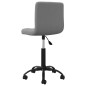 vidaXL Sillas de comedor giratorias 2 unidades terciopelo gris oscuro