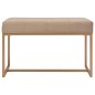 vidaXL Banco 80 cm terciopelo beige vidaXL Banco 80 cm terciopelo beige
