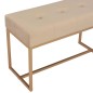 vidaXL Banco 80 cm terciopelo beige vidaXL Banco 80 cm terciopelo beige