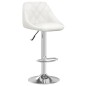 vidaXL Taburetes de cocina 2 unidades cuero sintético blanco vidaXL Taburetes de cocina 2 unidades cuero sintético blanco