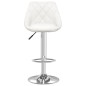 vidaXL Taburetes de cocina 2 unidades cuero sintético blanco vidaXL Taburetes de cocina 2 unidades cuero sintético blanco