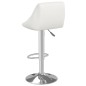 vidaXL Taburetes de cocina 2 unidades cuero sintético blanco vidaXL Taburetes de cocina 2 unidades cuero sintético blanco