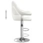vidaXL Taburetes de cocina 2 unidades cuero sintético blanco vidaXL Taburetes de cocina 2 unidades cuero sintético blanco