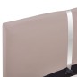vidaXL Estructura de cama de cuero sintético capuchino 140x200 cm vidaXL Estructura de cama de cuero sintético capuchino 140x200 cm