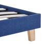 vidaXL Estructura de cama de tela azul 90x200 cm vidaXL Estructura de cama de tela azul 90x200 cm