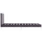 vidaXL Estructura de cama de tela gris 90x200 cm vidaXL Estructura de cama de tela gris 90x200 cm