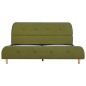 vidaXL Estructura de cama de tela verde 140x200 cm vidaXL Estructura de cama de tela verde 140x200 cm