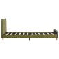 vidaXL Estructura de cama de tela verde 90x200 cm vidaXL Estructura de cama de tela verde 90x200 cm