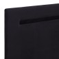 vidaXL Estructura de cama con LED tela negro 180x200 cm vidaXL Estructura de cama con LED tela negro 180x200 cm