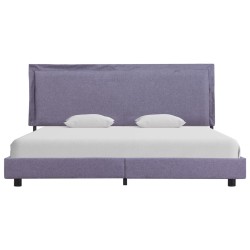vidaXL Estructura de cama de tela gris claro 180x200 cm