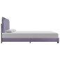 vidaXL Estructura de cama de tela gris claro 180x200 cm vidaXL Estructura de cama de tela gris claro 180x200 cm