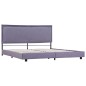 vidaXL Estructura de cama de tela gris claro 180x200 cm vidaXL Estructura de cama de tela gris claro 180x200 cm