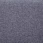 vidaXL Banco con espacio de almacenaje 116 cm poliéster gris claro vidaXL Banco con espacio de almacenaje 116 cm poliéster gris claro