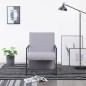 vidaXL Sillón de tela gris claro vidaXL Sillón de tela gris claro