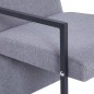 vidaXL Sillón de tela gris claro vidaXL Sillón de tela gris claro