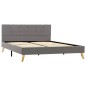 vidaXL Estructura de cama de tela gris claro 140x200 cm vidaXL Estructura de cama de tela gris claro 140x200 cm