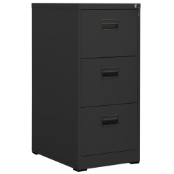 vidaXL Armario archivador de acero antracita 46x62x102,5 cm