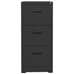 vidaXL Armario archivador de acero antracita 46x62x102,5 cm