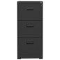 vidaXL Armario archivador de acero antracita 46x62x102,5 cm