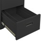 vidaXL Armario archivador de acero antracita 46x62x102,5 cm