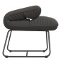 vidaXL Silla de descanso con estructura de metal terciopelo gris oscuro vidaXL Silla de descanso con estructura de metal terciopelo gris oscuro