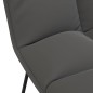 vidaXL Silla de descanso con estructura de metal terciopelo gris oscuro vidaXL Silla de descanso con estructura de metal terciopelo gris oscuro