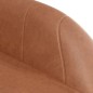 vidaXL Taburete de barra de cocina de cuero sintético marrón claro vidaXL Taburete de barra de cocina de cuero sintético marrón claro
