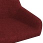 vidaXL Taburete de cocina de tela rojo tinto vidaXL Taburete de cocina de tela rojo tinto