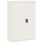vidaXL Armario archivador de acero blanco 90x40x140 cm