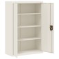 vidaXL Armario archivador de acero blanco 90x40x140 cm