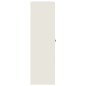 vidaXL Armario archivador de acero blanco 90x40x140 cm