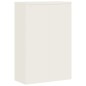 vidaXL Armario archivador de acero blanco 90x40x140 cm