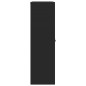 vidaXL Armario archivador de acero negro 90x40x140 cm