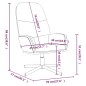 vidaXL Sillón de relax de cuero sintético negro vidaXL Sillón de relax de cuero sintético negro