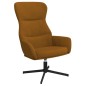 vidaXL Silla de relajación de terciopelo marrón vidaXL Silla de relajación de terciopelo marrón