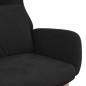 vidaXL Sillón de relax de terciopelo negro vidaXL Sillón de relax de terciopelo negro