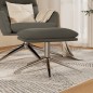 vidaXL Reposapiés tela de microfibra gris oscuro 60x60x35 cm vidaXL Reposapiés tela de microfibra gris oscuro 60x60x35 cm