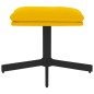 vidaXL Reposapiés de terciopelo amarillo mostaza 60x60x36 cm vidaXL Reposapiés de terciopelo amarillo mostaza 60x60x36 cm