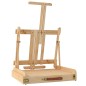 vidaXL Caballete de sobremesa con cajón madera de pino 41,5x37x12 cm vidaXL Caballete de sobremesa con cajón madera de pino 41,5x37x12 cm